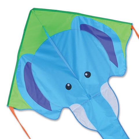 Large Easy Flyer Kite - Blue Elephant