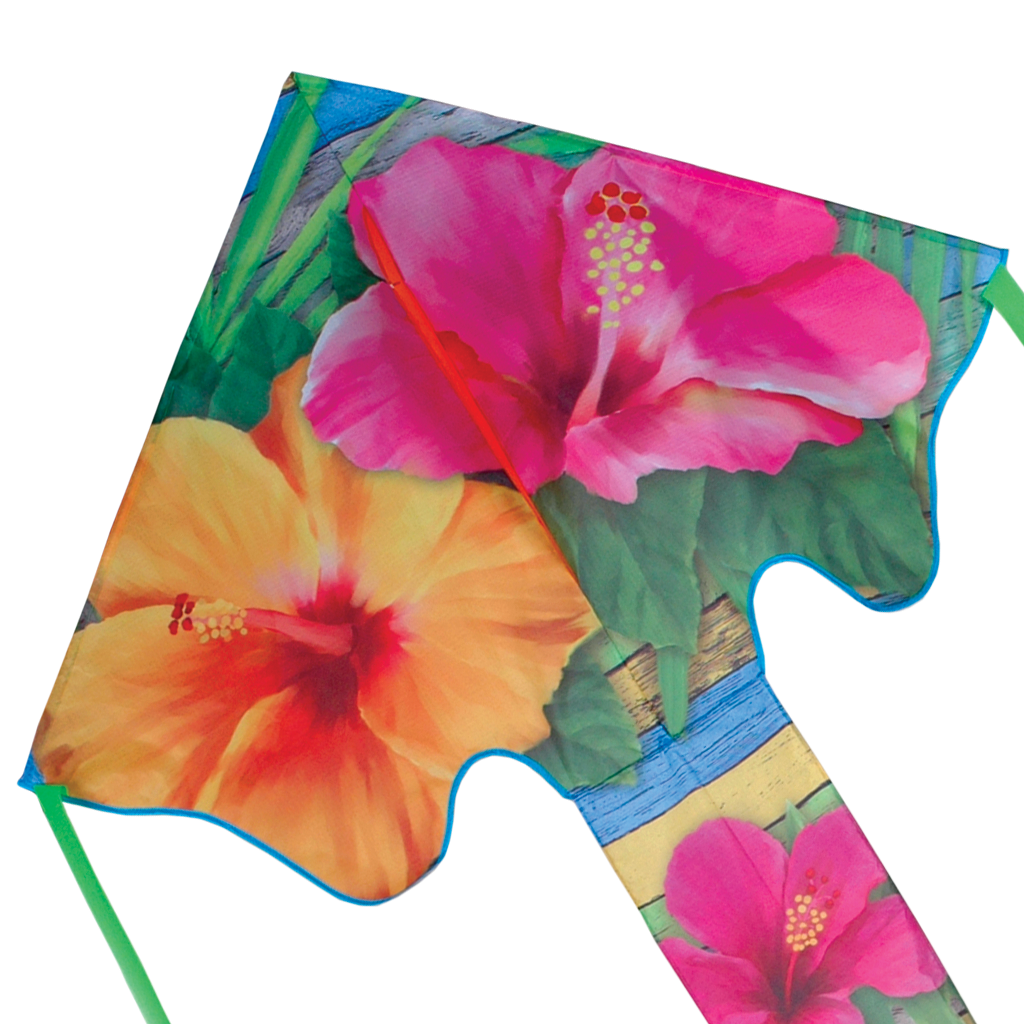 Large Easy Flyer Kite - Tropical Hibiscus