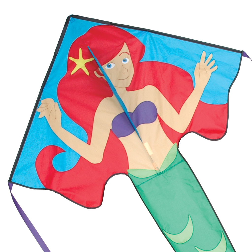Large Easy Flyer Kite - Arianna Mermaid
