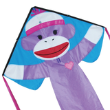 Regular Easy Flyer Kite - Girly Sock Monkey