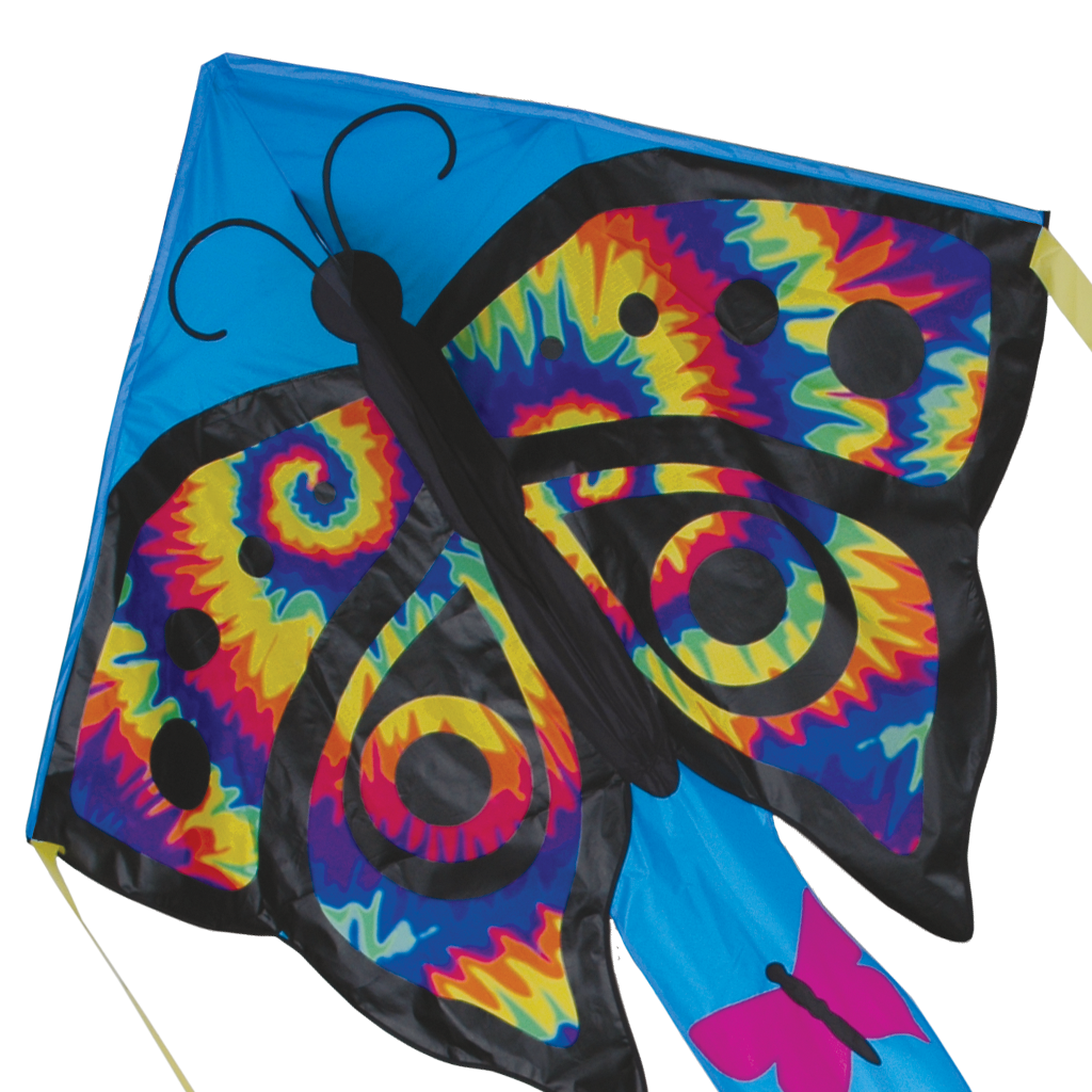 Large Easy Flyer Kite - Tie Dye Butterfly