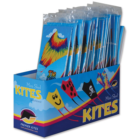 Mini Sled Assorted Pack of 24 Kites