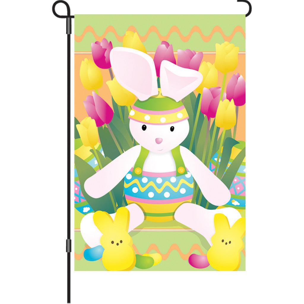 12 in. Easter Garden Flag  - Springtime Bunny