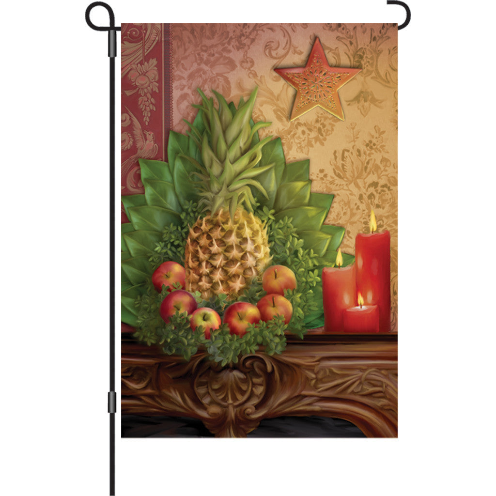 12 in. Autumn Garden Flag - Traditional Pineapple