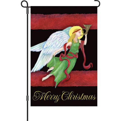 12 in. Christmas Garden Flag - Yuletide Angel