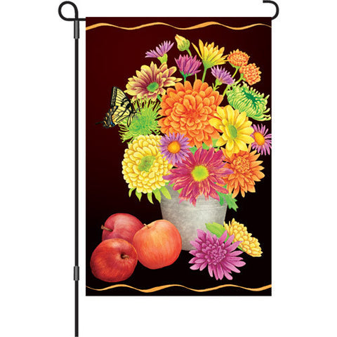 12 in. Autumn Garden Flag - Fall Floral