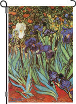 12 in. Artist's Painting Garden Flag - Van Gogh's Irises