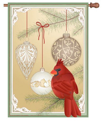 28 in. Christmas House Flag - Holiday Classic