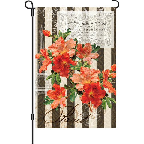 12 in. Vintage Garden Flag - Springtime Azalea