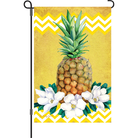 12 in. Tropical Garden Flag - Pineapple