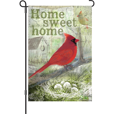 12 in. Vintage Garden Flag - Home Sweet Home