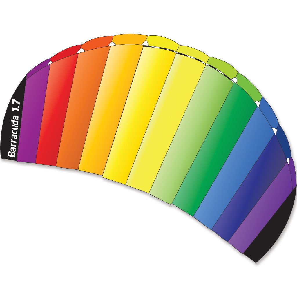 Barracuda 1.7 Kite - Rainbow