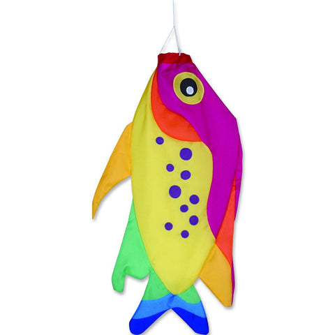 36 in. Rainbow Damsel Fish Windsock