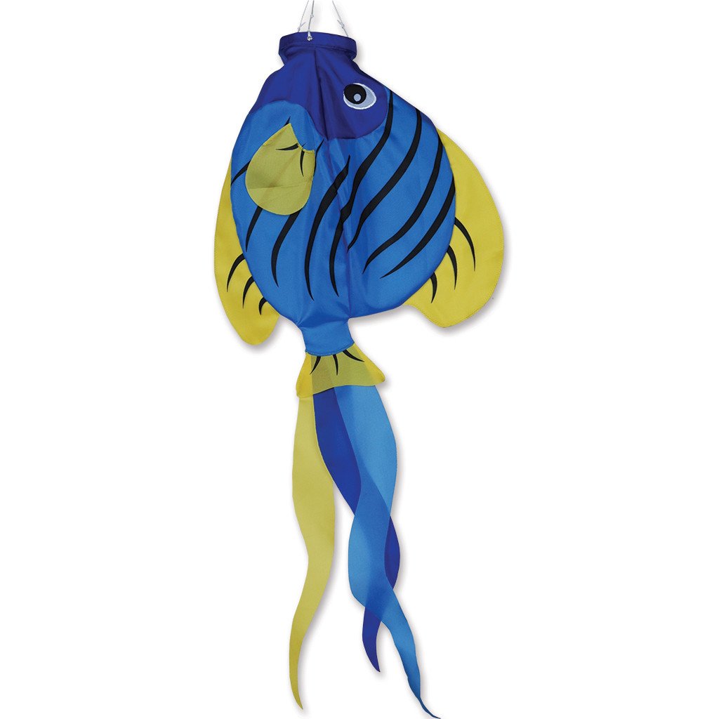 36 in. Striped Angelfish Windsock
