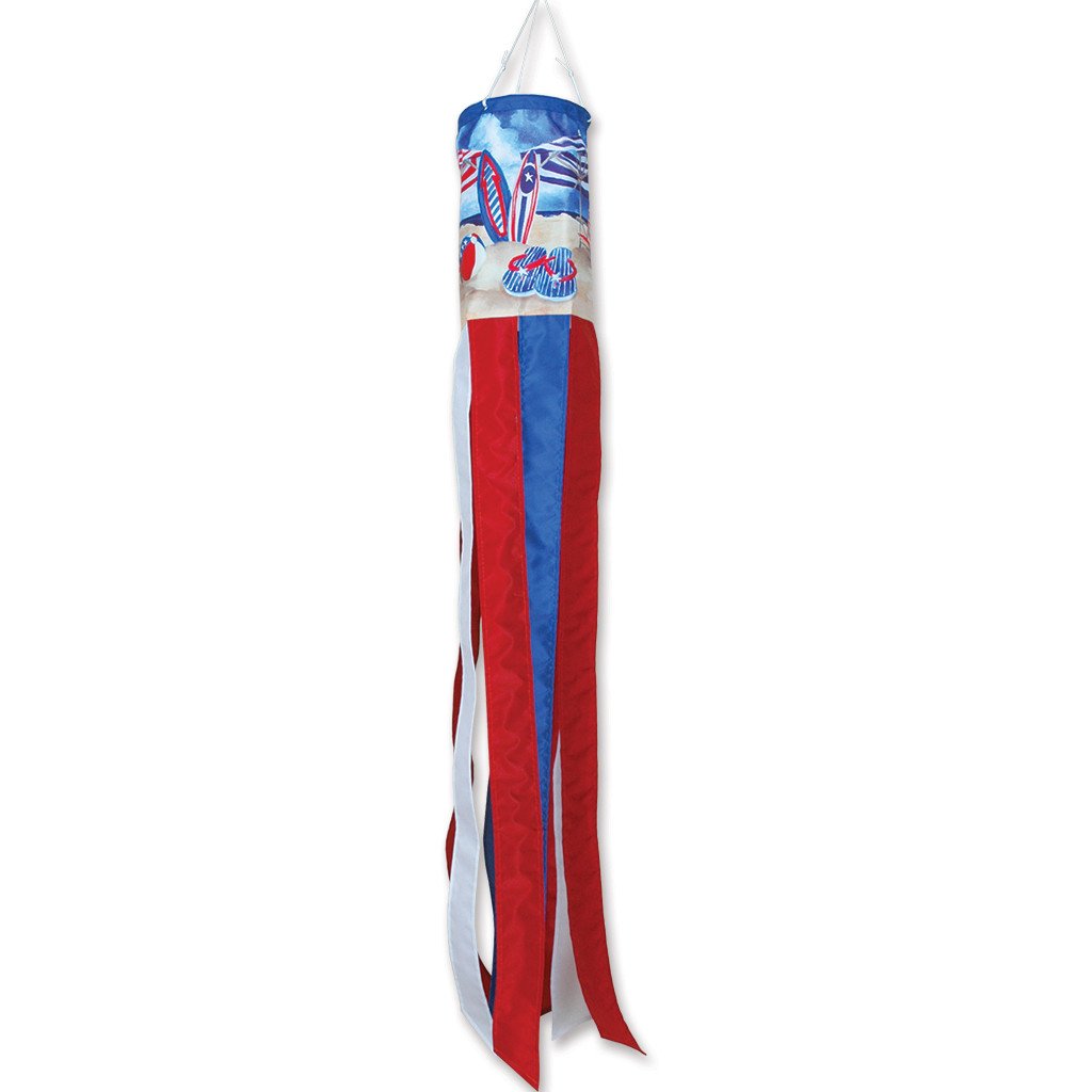 Windsock - Patriotic Beach