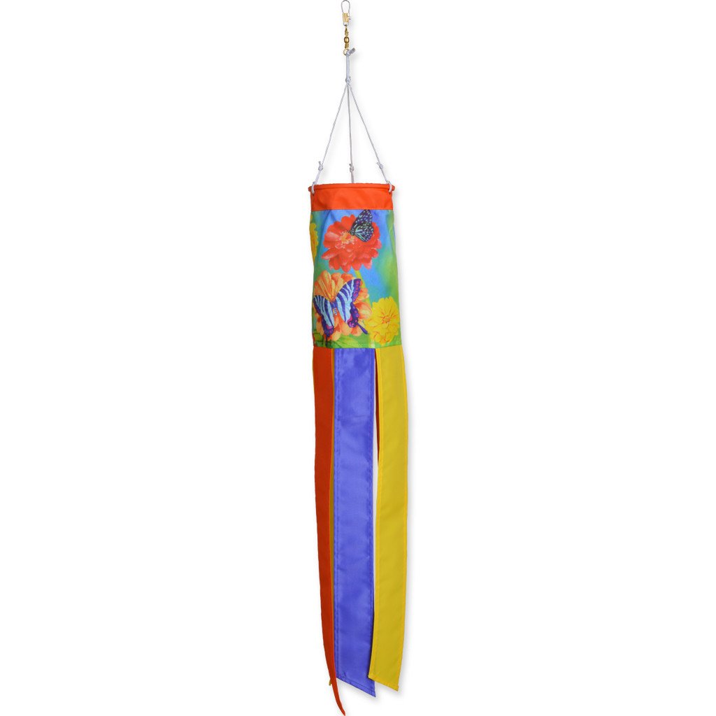 28 in. Windsock - Zinnias