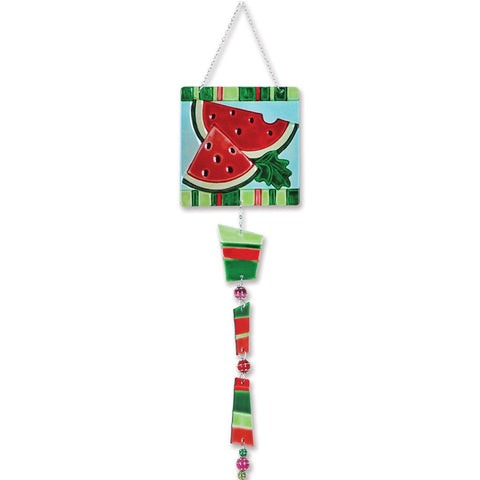 Glass Sun Catcher Mobile - Watermelon