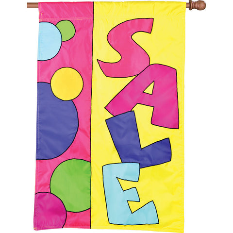 SALE Applique Flag - Festive Design