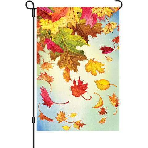 12 in. Fall Garden Flag - Autumn Leaves