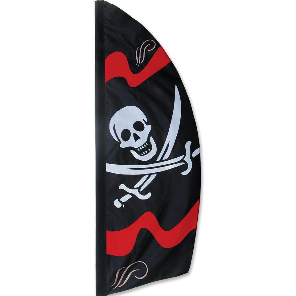 8.5 ft. Feather Banner - Jolly Roger