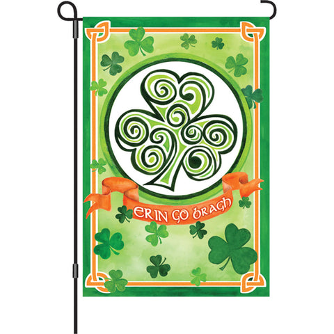 12 in. St. Patty's Day Garden Flag - Ireland Forever