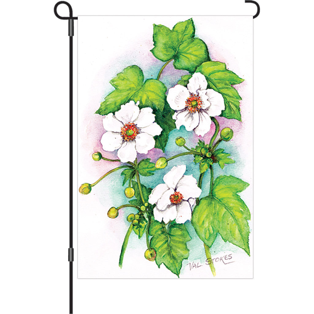 12 in. Springtime Floral Garden Flag - Floral Impressions