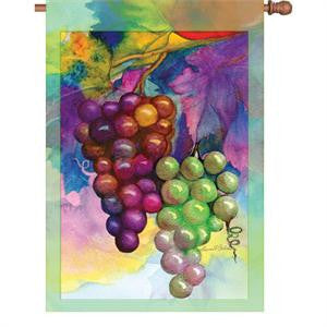 28 in. Vineyard House Flag - Colors of Autumn