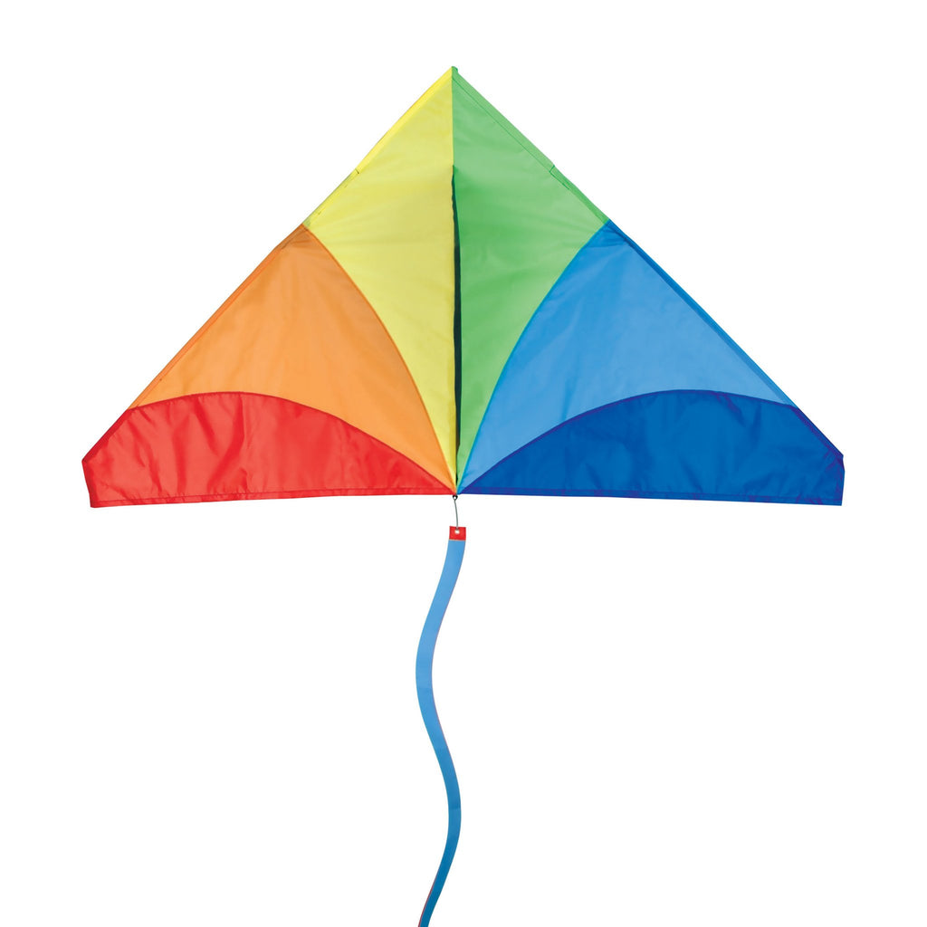 56 In. Delta Kite - Traditional Rainbow (Bold Innovations)