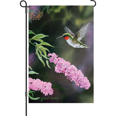 12 in. Summer Bird Garden Flag - Summer Joy