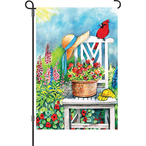 12 in. Springtime Floral Garden Flag - Gardener's Patch