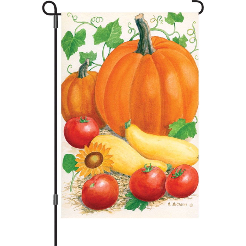 12 in. Autumn Garden Flag - Harvest Time